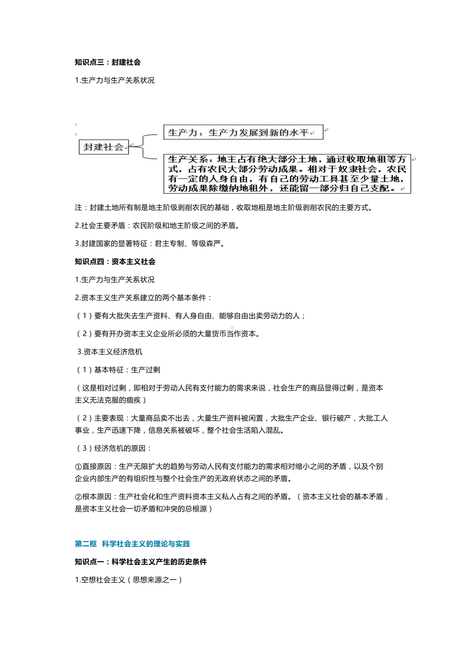 统编版高中政治必修一《中国特色社会主义》主干知识体系.docx_第2页