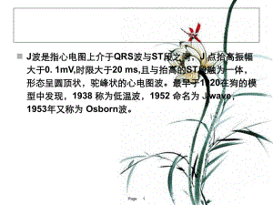 J波和Epsilon波的识别和临床意义主题讲座课件(共4张).ppt