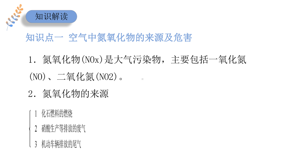 专题7第三单元含氮化合物的合理使用第二课时ppt课件-（2020）新苏教版高中化学高一下学期必修第二册.pptx_第3页