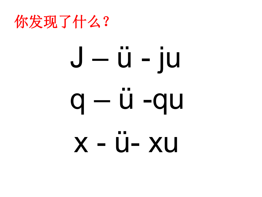 人教版小学语文一年级上册汉语拼音《j q x》ppt课件.ppt_第3页