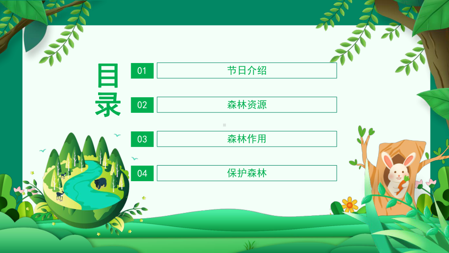 世界森林日保护森林-珍爱地球建设森林保护环境携手共创PPT课件（带内容）.pptx_第2页