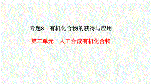 8.3人工合成有机化合物ppt课件-（2020）新苏教版高中化学高一下学期必修第二册.pptx