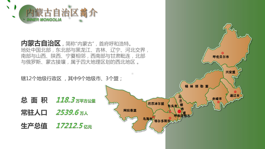 内蒙古旅游文化介绍内蒙古城市介绍ppt课件（带内容）.ppt_第2页