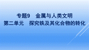 （2020）新苏教版高中化学高一必修第二册专题9第二单元　探究铁及其化合物的转化ppt课件.pptx