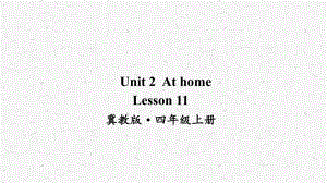 冀教版英语四上Lesson 11优质课件.ppt