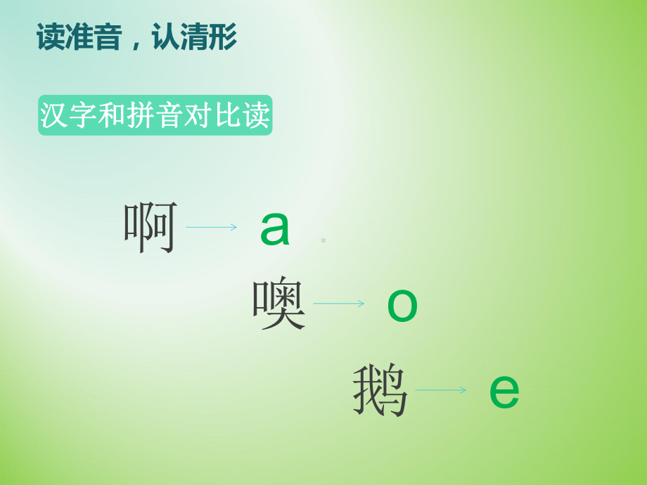 部编版一年级上册语文 1.aoe 名师精品课件（17页）.ppt_第2页