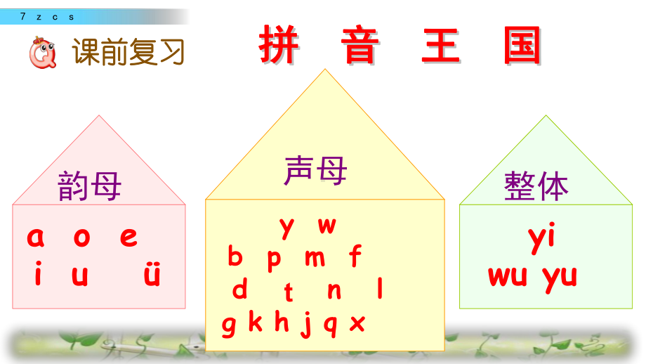 部编版一年级上册语文 7 z c s公开课课件.pptx_第1页