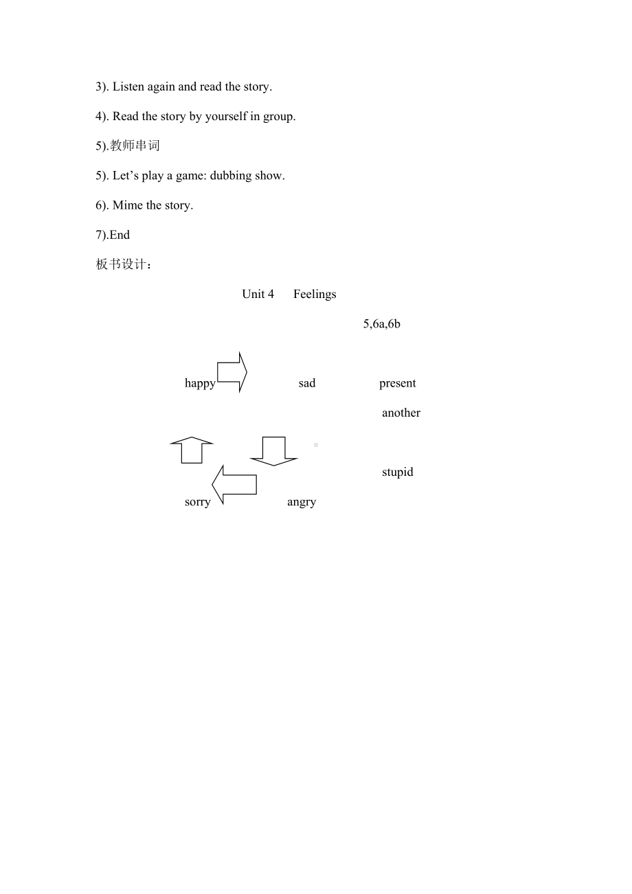 Unit 4 Feelings-Lesson 3-教案、教学设计-县级公开课-外研版剑桥版三年级下册-(配套课件编号：e149f).docx_第2页