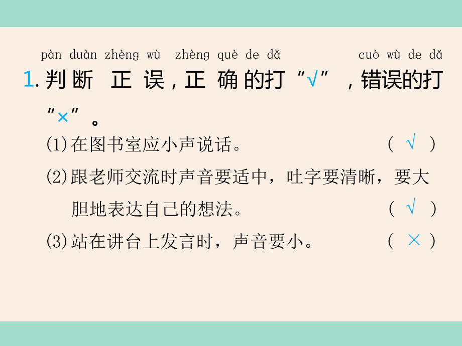 部编版一年级上册语文 口语交际 用多大的声音 公开课课件.ppt_第2页