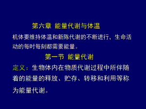 动物生理学第六章能量代谢及体温课件.ppt