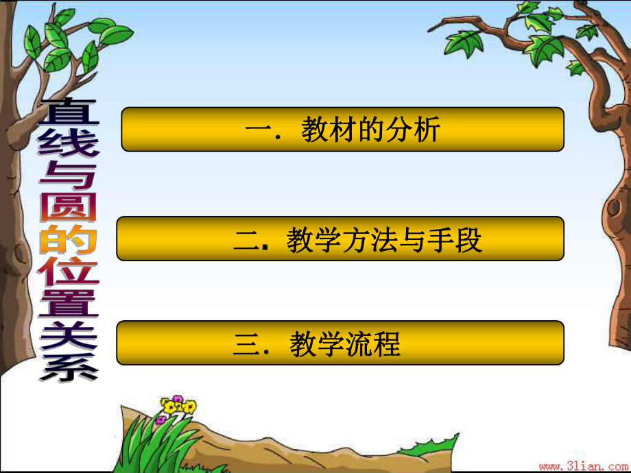 初中数学直线与圆的位置关系说课课件.pptx_第2页