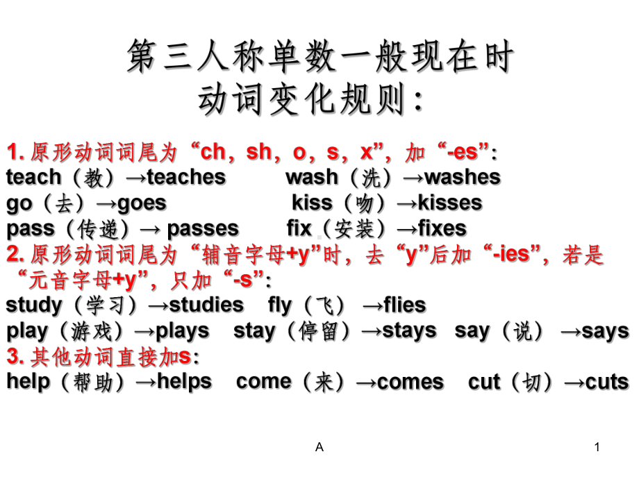 动词的各种形式变化规则74492课件.ppt_第1页