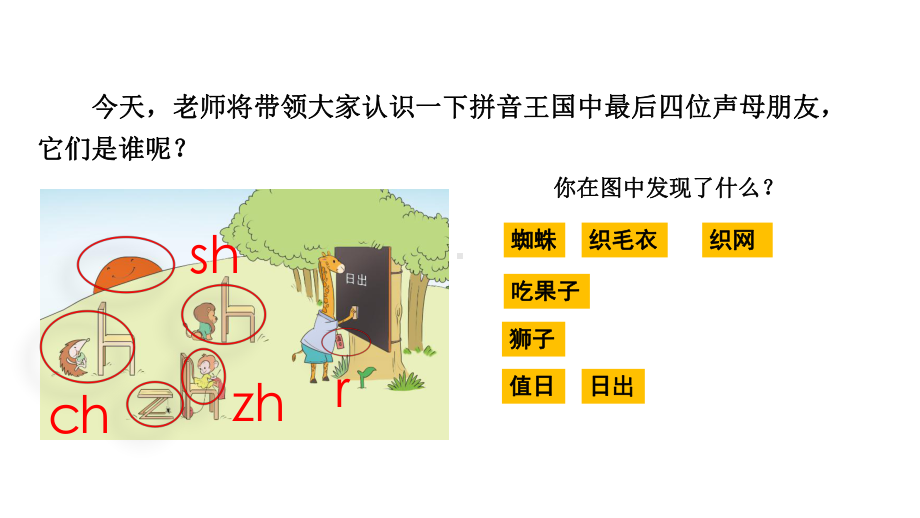 部编版一年级上册语文 8 zh ch sh r 公开课课件.pptx_第2页