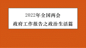 2023年高考政治时政押题：2022年政府工作报告之政治生活篇.ppt