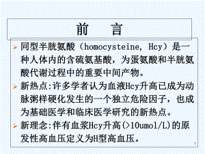 同型半胱氨酸-PPT课件.ppt