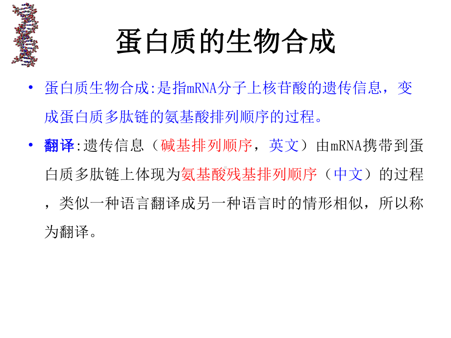 南京农业大学考研复习-生物化学-蛋白质的生物合成课件.ppt_第2页