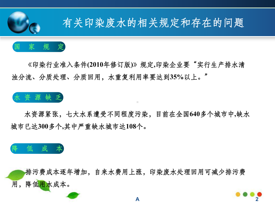 印染废水深度处理回用及零排放技术课件.ppt_第2页