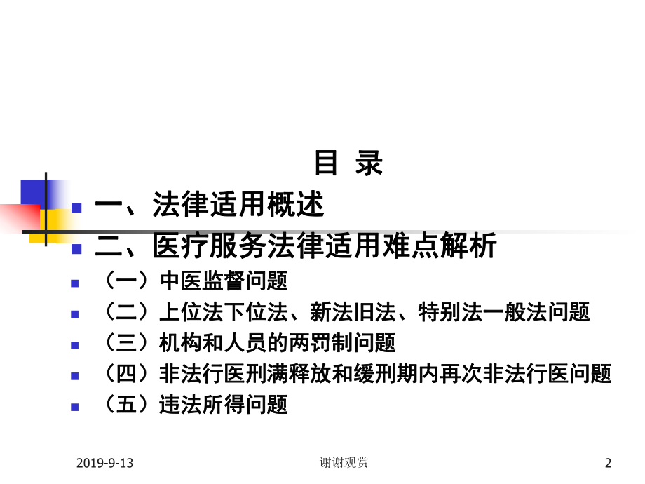 医疗服务监督法律适用.ppt课件.ppt_第2页