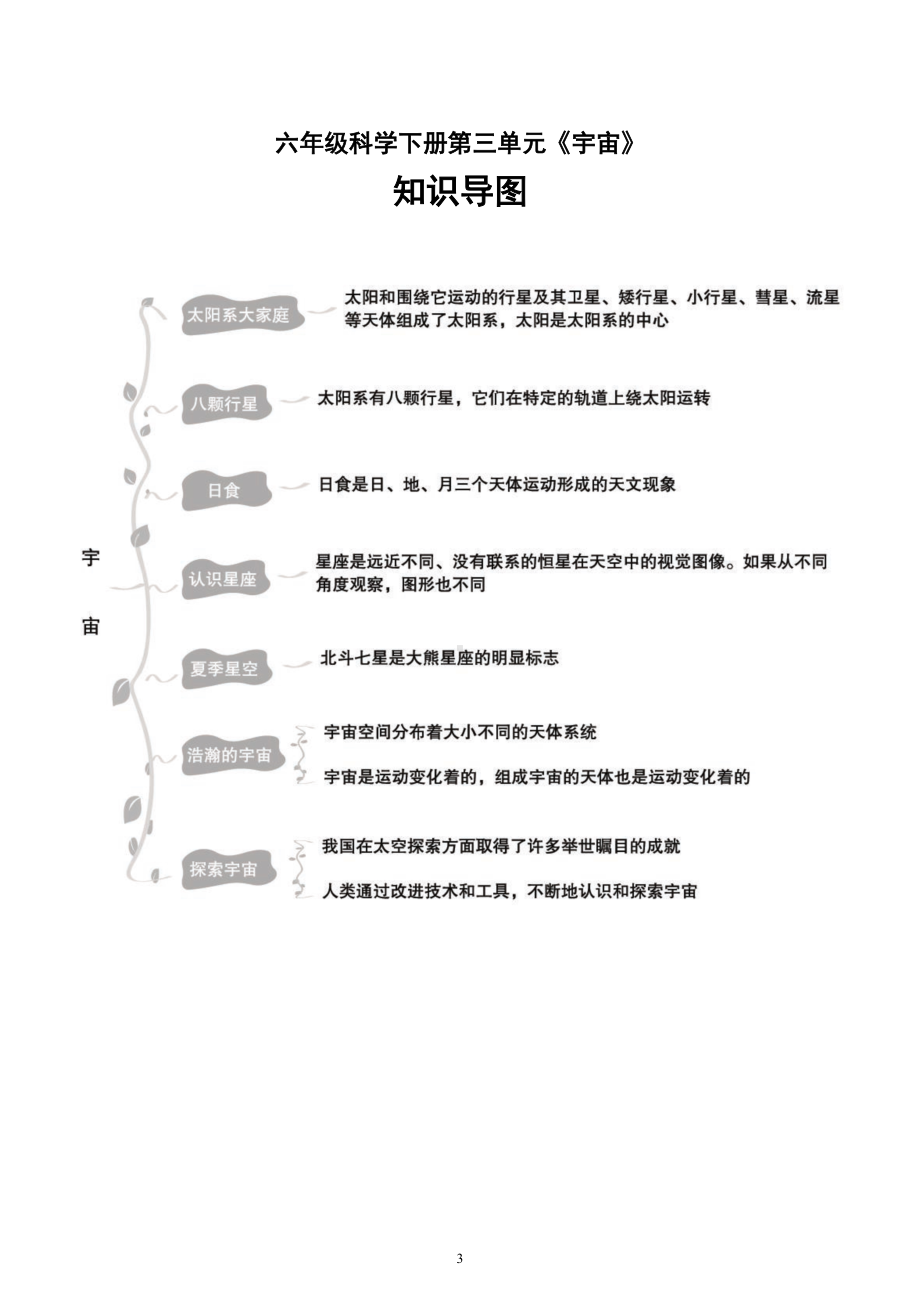 小学科学教科版六年级下册全册各单元知识导图（2022新版）.doc_第3页