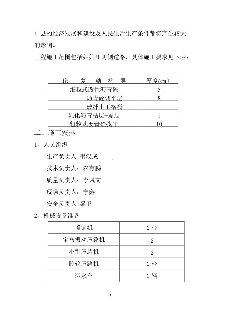 沥青道路修复工程施工方案.doc_第3页