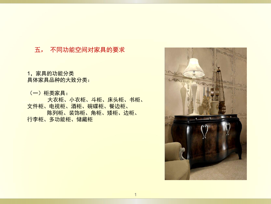 家具的功能分类ppt课件.ppt_第1页