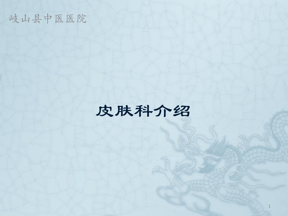 皮肤科简介PPT课件.ppt_第1页