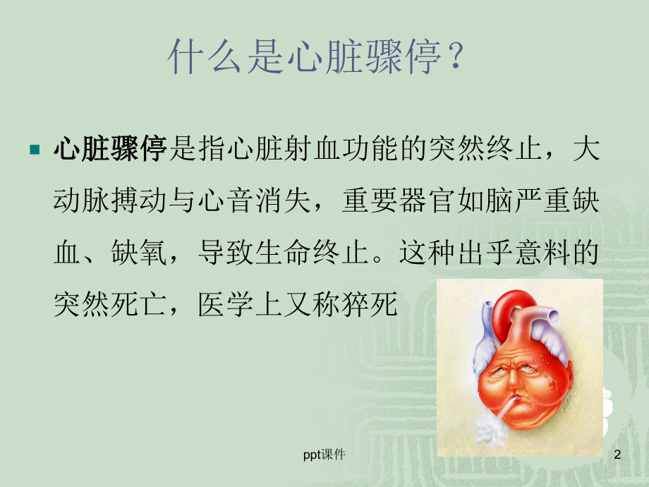 术中心脏骤停应急预案-ppt课件.ppt（26页）_第2页