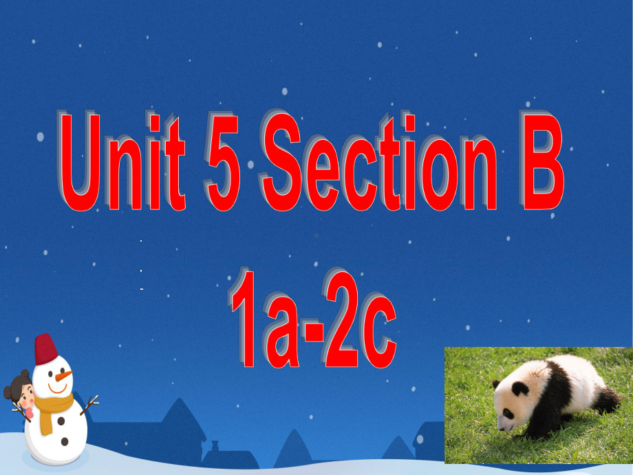 人教英语七年级下册课件Unit 5 Section B （1a-2c）.pptx_第1页