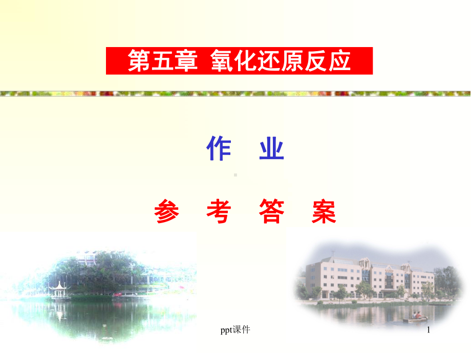 氧化还原反应习题及答案-ppt课件.ppt（28页）_第1页