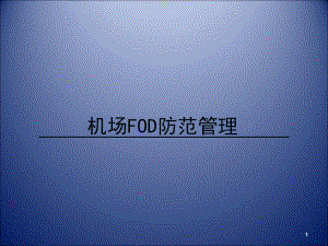 机场FOD防范管理课件.ppt（43页）