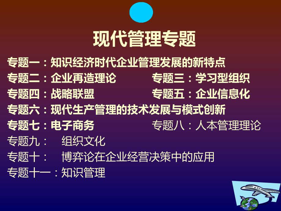 现代管理专题PPT课件.ppt（147页）_第1页