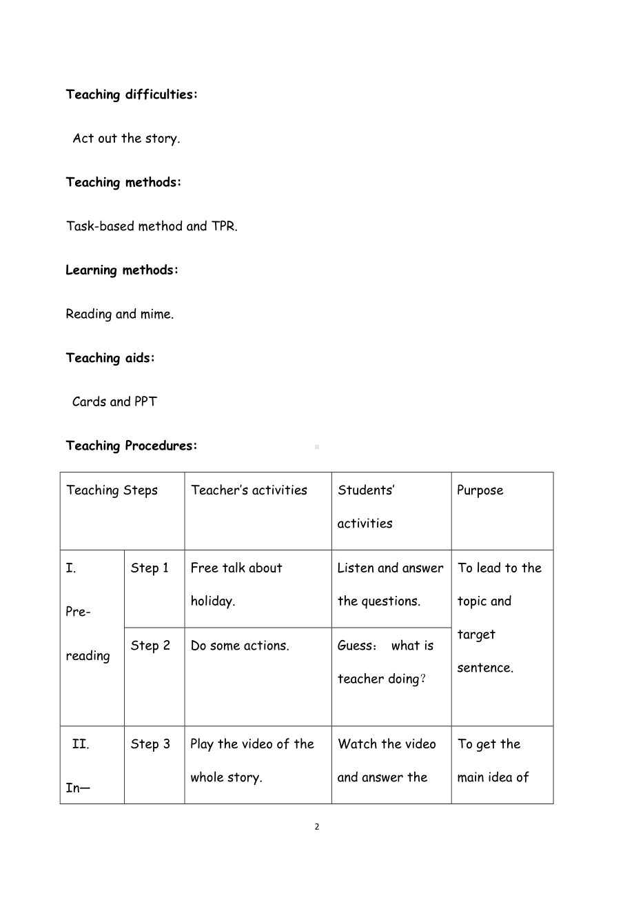 Unit 6 Holidays-Lesson 2-教案、教学设计-县级公开课-外研剑桥版四年级下册(配套课件编号：d53f6).docx_第2页