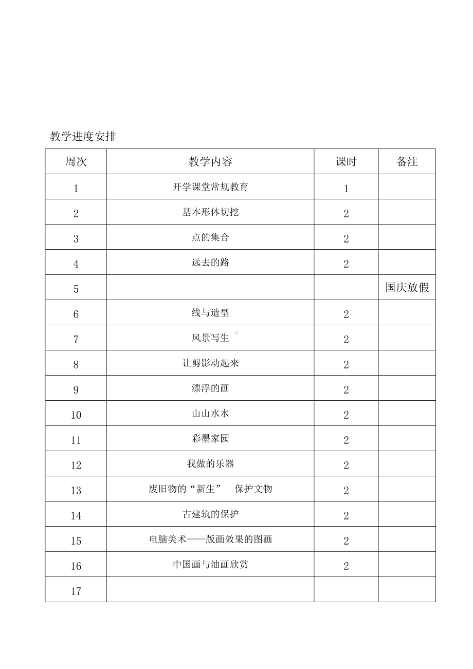 （27页精品 教学设计）人教版小学美术六年级上册 全册教案.doc_第3页