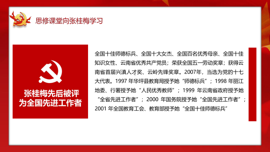 中小学2022年向张桂梅全国先进工作者全国十佳师德标兵学习主题.pptx_第2页