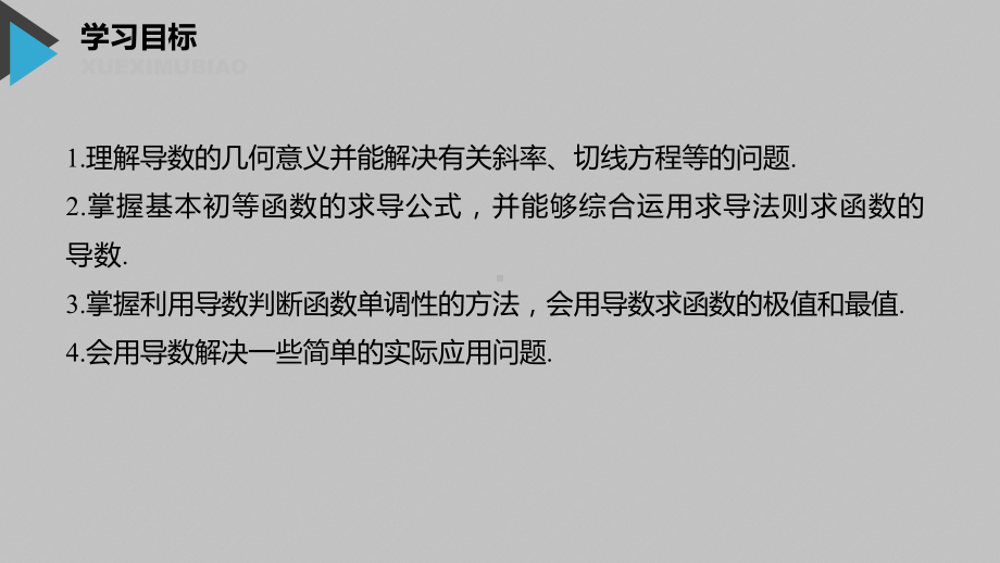 数学同步新导学案人教B选修1-1课件：第三章-导数及其应用-章末复习-.pptx_第2页