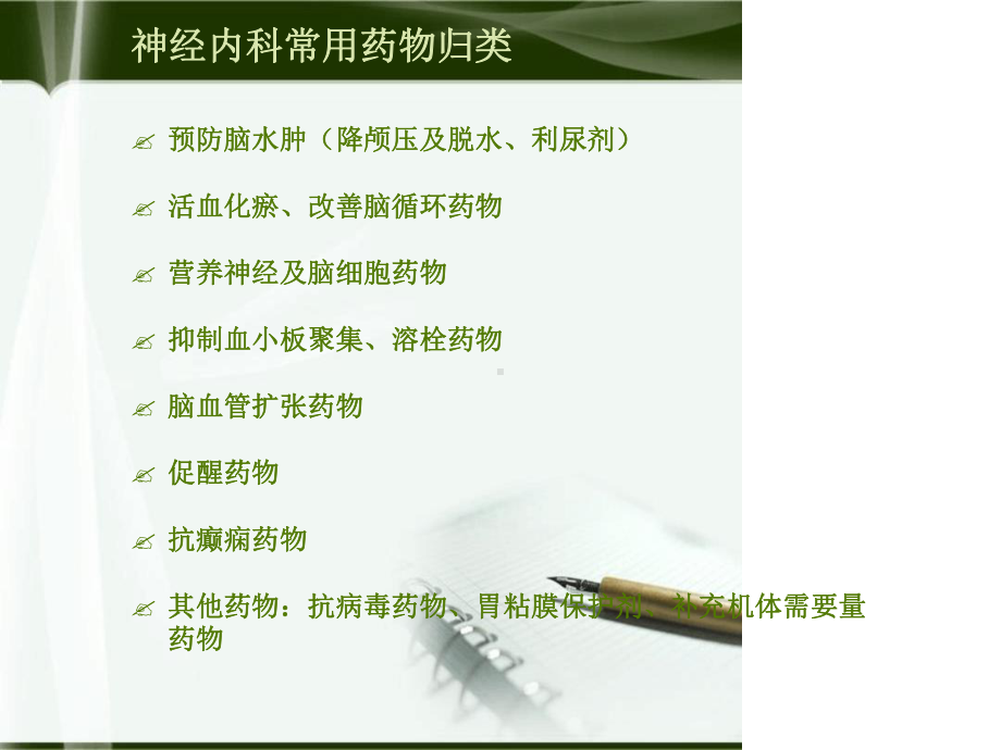 神经内科常用药物使用指引及健康教育课件.ppt_第2页