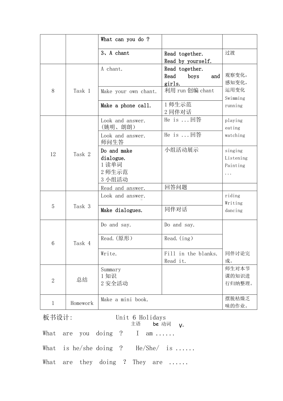 Unit 6 Holidays-Lesson 1-教案、教学设计-外研剑桥版四年级下册(配套课件编号：01de4).doc_第2页