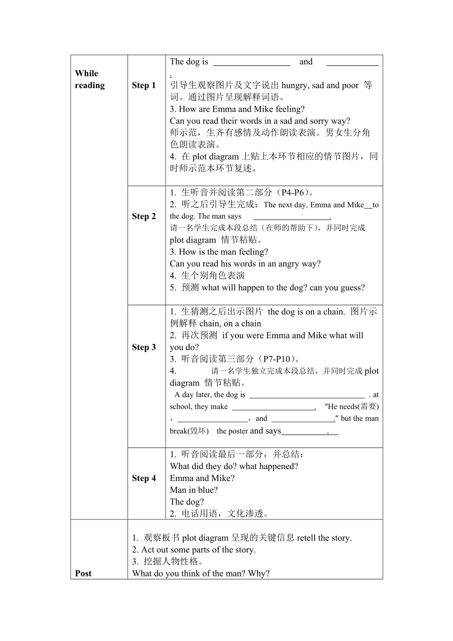 Unit 5 School life-Lesson 3-教案、教学设计-县级公开课-外研剑桥版四年级下册(配套课件编号：d0985).doc_第2页