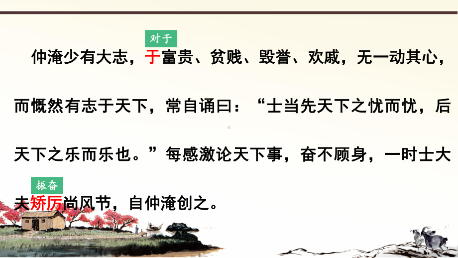 新人教部编版语文九年级上册课外文言文阅读课件：范仲淹共6篇.pptx_第2页