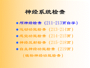 神经系统检查PPT课件.ppt