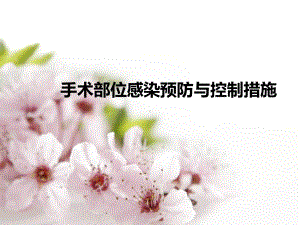 手术部位感染预防与控制措施PPT课件.ppt