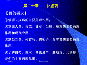 补虚药掌握人参、黄芪、甘草、当归、鹿茸的主要药理作用和现代应用模板.pptx课件.pptx