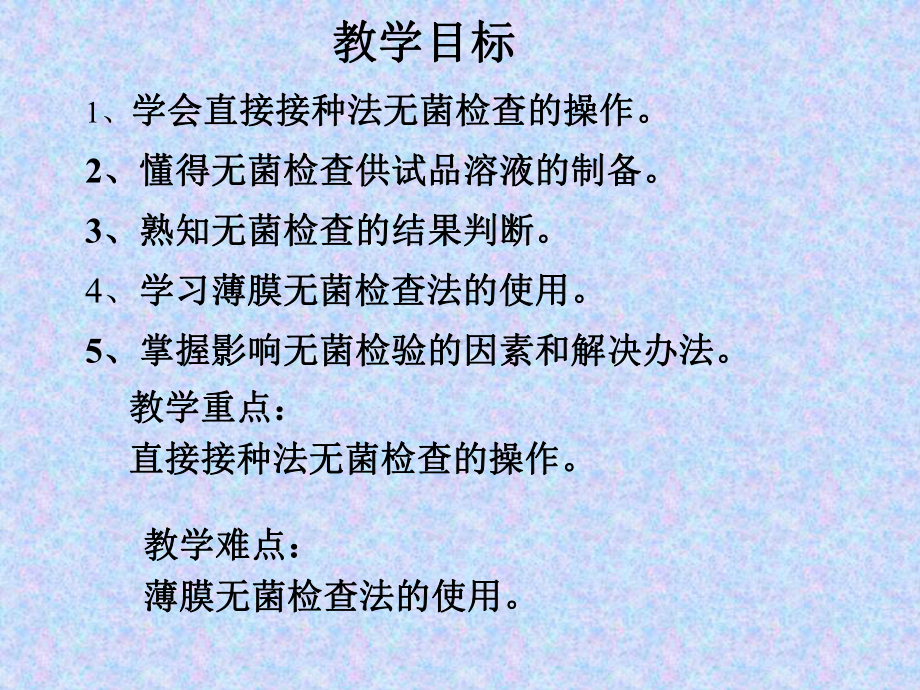 药品的无菌检查技术课件.ppt_第1页