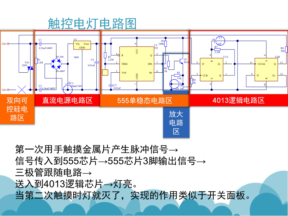 触摸控制电灯电路概要课件.ppt_第2页