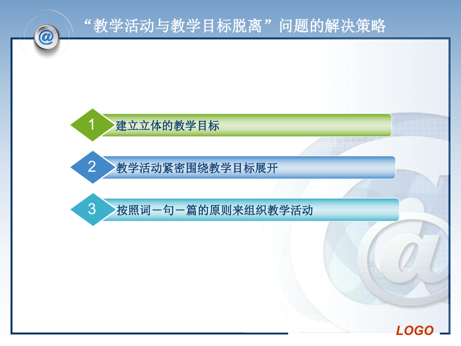 谈小学英语课堂教学的有效策略与方法课件.ppt_第3页