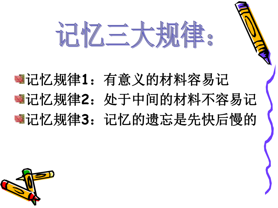 记忆规律及记忆策略ppt课件.ppt_第3页