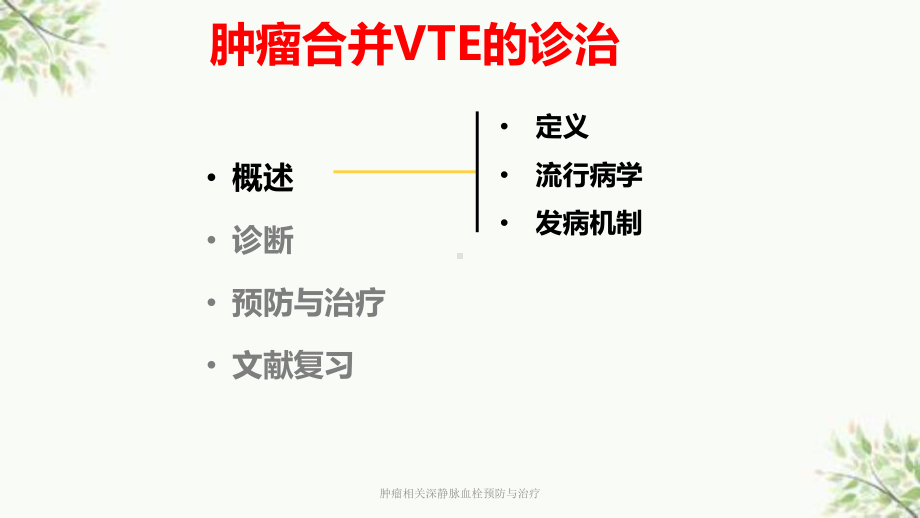 肿瘤相关深静脉血栓预防与治疗课件.ppt_第2页