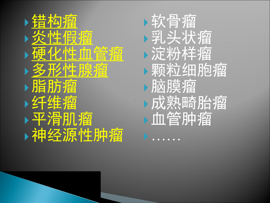 肺部良性肿瘤及肿瘤样病变课件.ppt_第2页