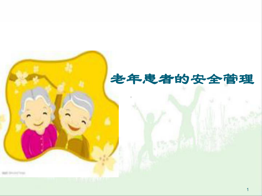 老年患者的安全管理PPT幻灯片课件.ppt_第1页