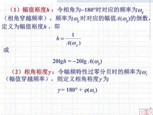 自动控制原理53稳定裕度课件.ppt